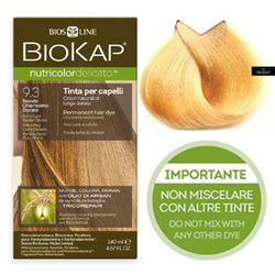 Краска для волос Biokap Nutricolor Delicato + 9.30 Очень Светлый Золотой, 140 мл