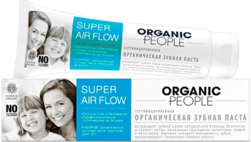 Сертифицированная органическая зубная паста   SUPER AIR FLOW  безопасное отбеливание, 100 г