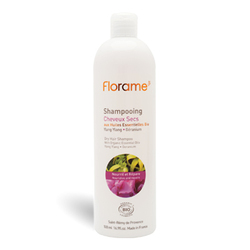 Florame Шампунь для сухих волос с эфирным маслом герани и абрикосом, 500 мл