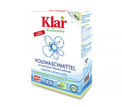 KLAR Стиральный порошок на мыльном орехе для белого и прочноокрашенного белья, 2475 г