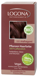 Растительная краска для волос 050 Махагон коричневато-красный, 100 г