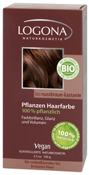 Растительная краска для волос 060 Орех красно-коричневый, 100 г