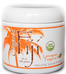 Органический кокосовый скраб для лица и тела на основе тростникового сахара. Лемонграсс и Мандарин - Organic Sugar Polish Lemongrass Tangerine, 566 г