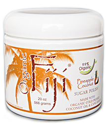 Органический кокосовый скраб для лица и тела на основе тростникового сахара. Ананас - Organic Sugar Polish Pineapple, 566 г