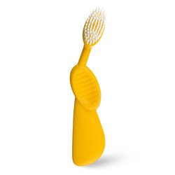 Toothbrush Scuba щетка зубная с резиновой ручкой желтая, мягкая для правшей