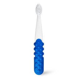 Toothbrush,  Totz Plus щетка зубная детская c 3 лет бело-голубая мягкая