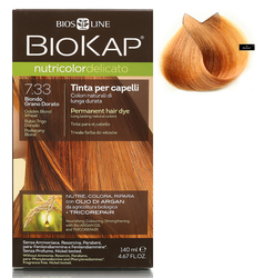 Краска для волос (delicato) Блондин Золотистый Пшеничный тон 7.33, 140 мл